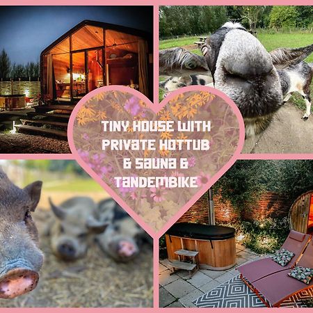 Bed & Wellness Klein Knorrestein: Romantic Tiny Houses with Private Wellness Almere Exterior photo