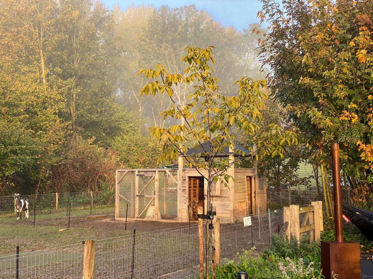 Bed & Wellness Klein Knorrestein: Romantic Tiny Houses with Private Wellness Almere Exterior photo