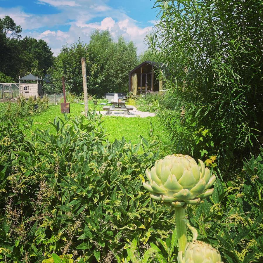 Bed & Wellness Klein Knorrestein: Romantic Tiny Houses with Private Wellness Almere Exterior photo